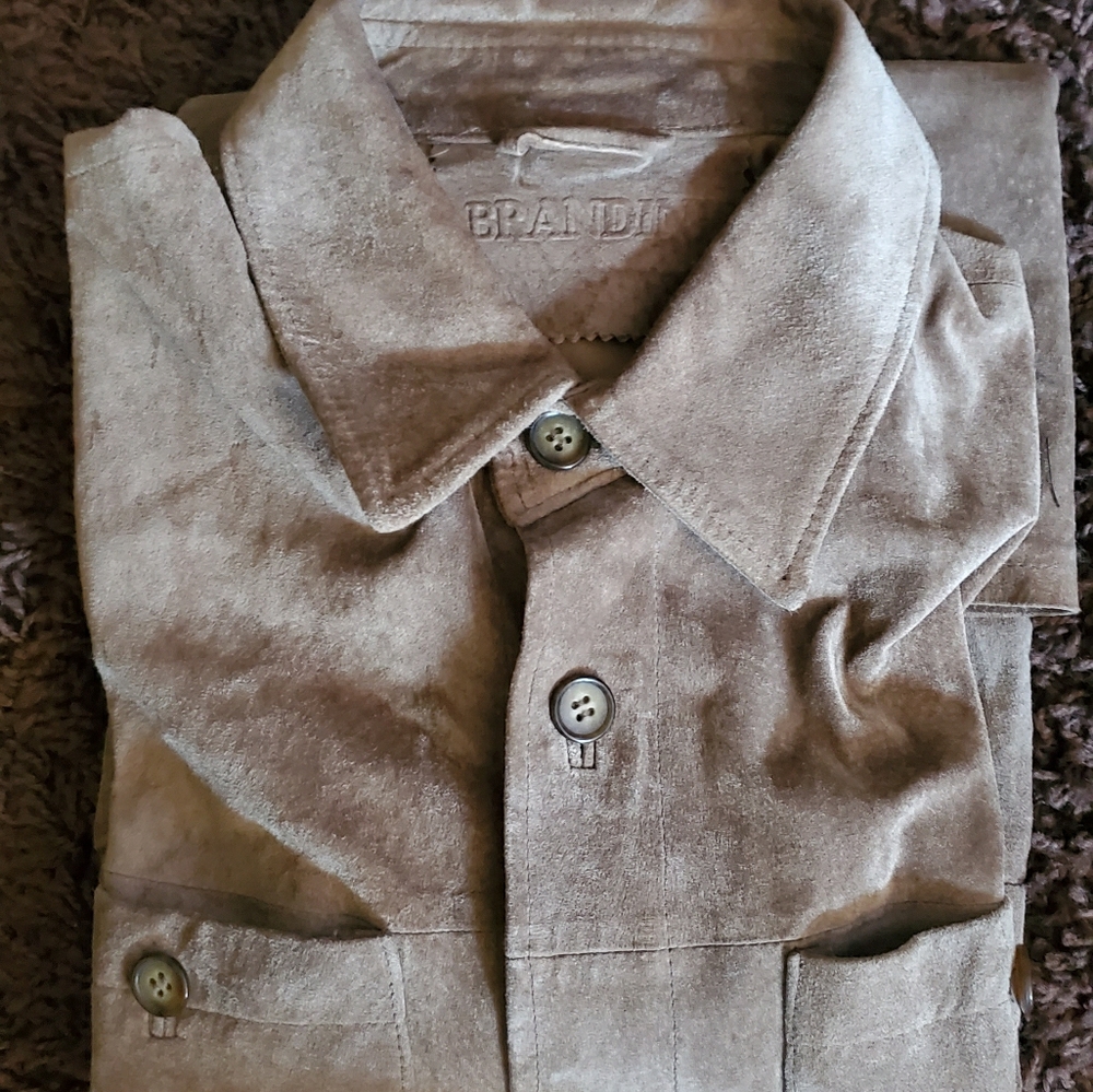 Suede Leather Shirt 🔥 🤠